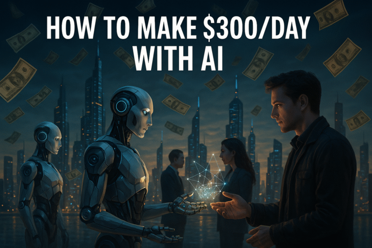 How to Make $300Day with AI — Even if You’re Starting from Zero