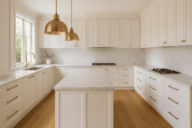 Australian Kitchen Makeovers Made Easy with Brass Hardware