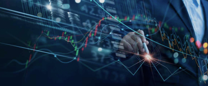 Digital financial network representing vitilinox in global markets