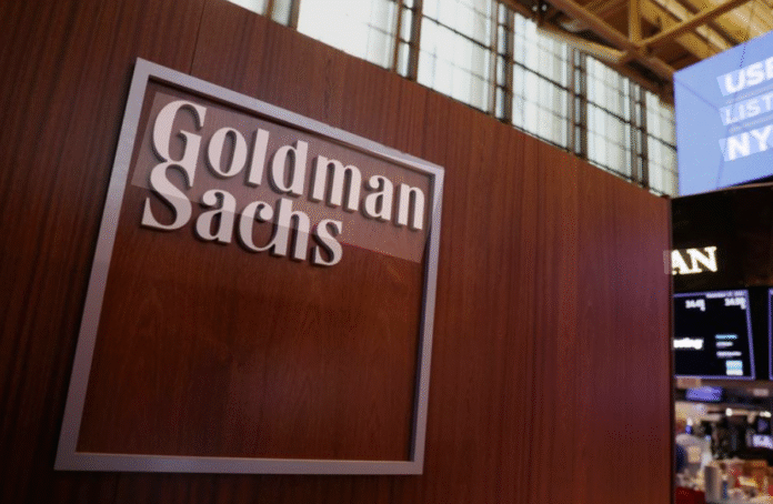 Goldman Sachs headquarters building in New York financial district