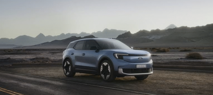 Ford Explorer SUV parked on a city street in daylight